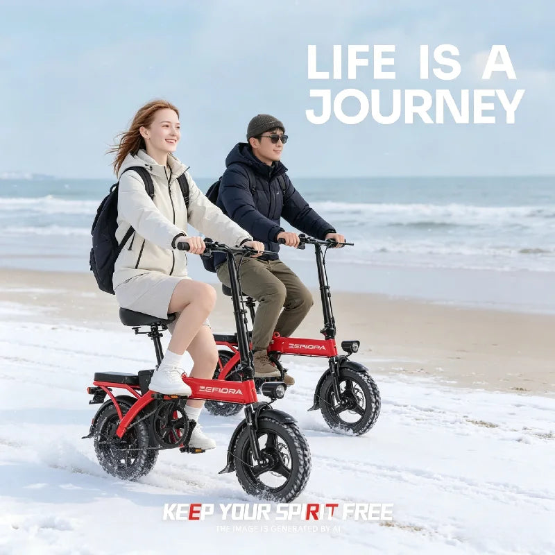 ZEFIORA Premium Electric Bike For Home Leisure Riding