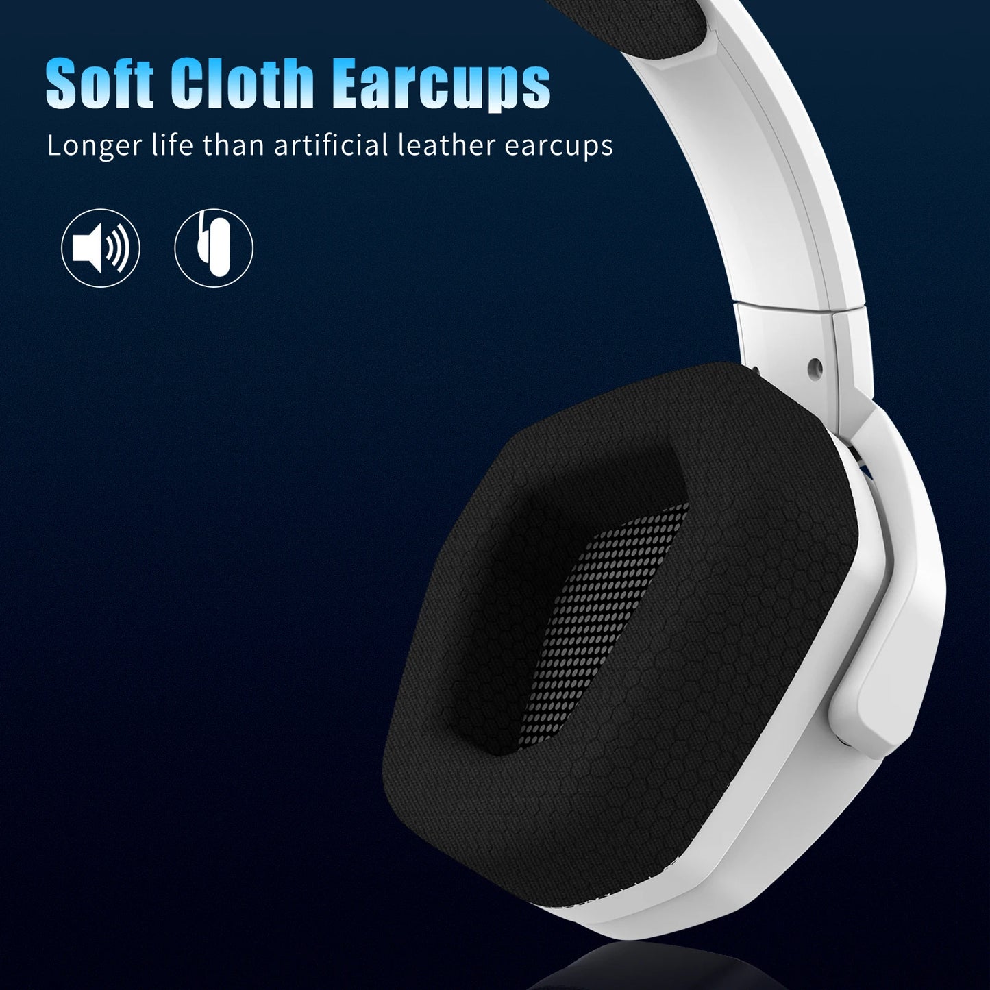NUBWO G06 Wireless Gaming Headset 2.4G Dual, 5ms Latency