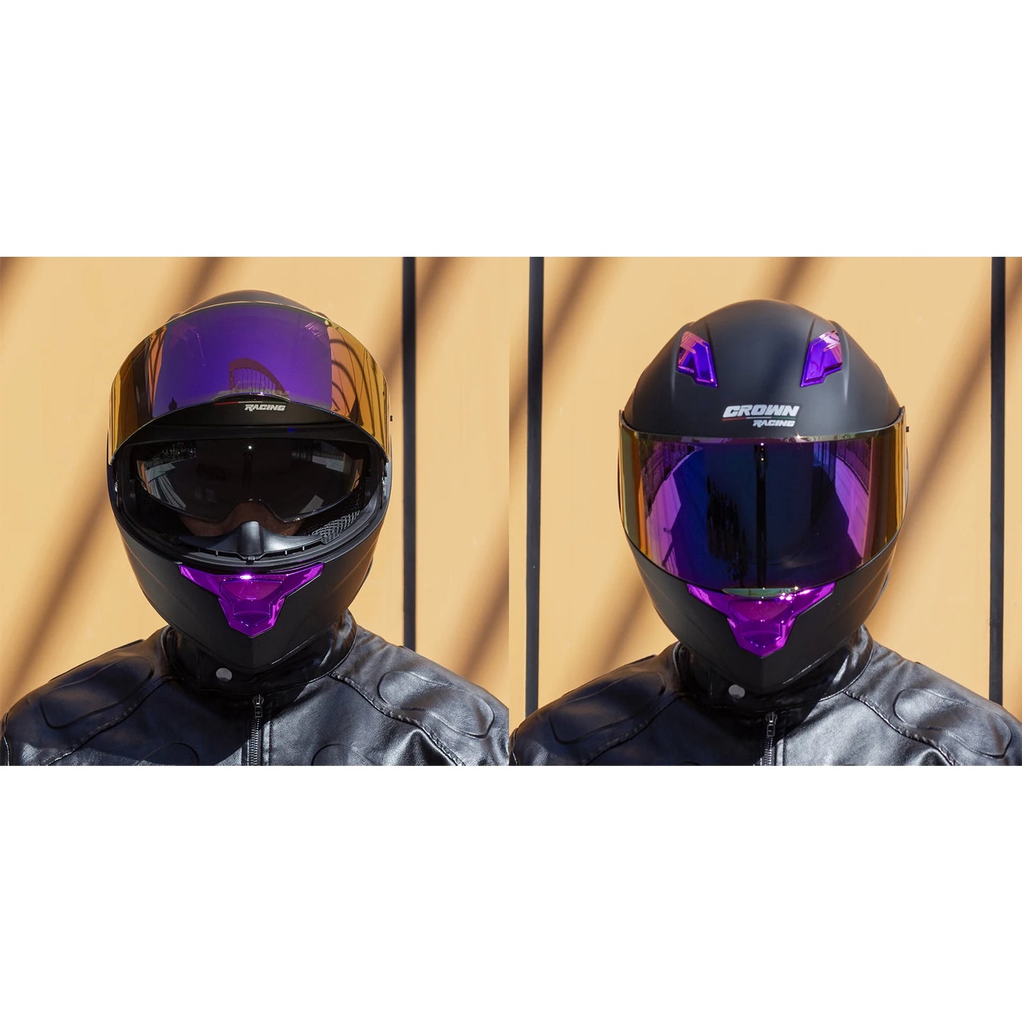 Crown Racing F700 Full Face Helmet DOT FMVSS 218 Certified
