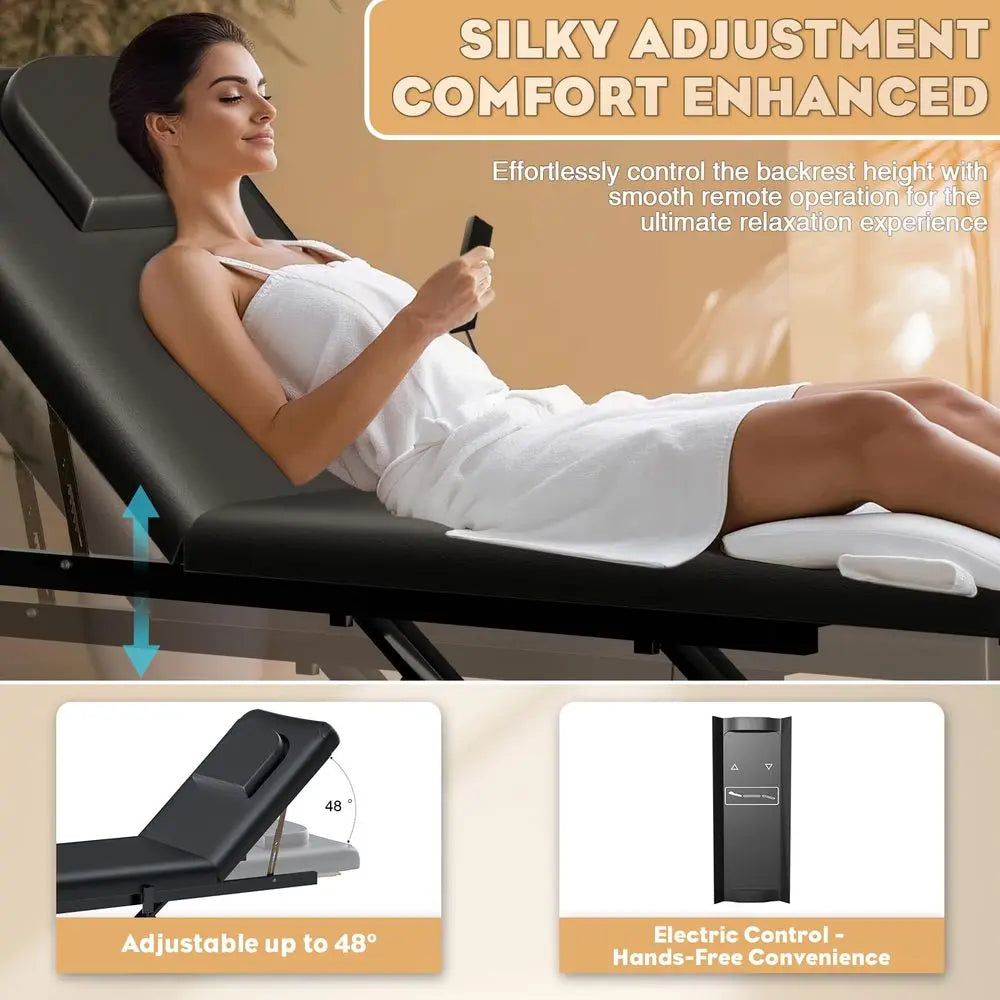 Full Electric Massage Table With Lift For Estheticians Facial Bed