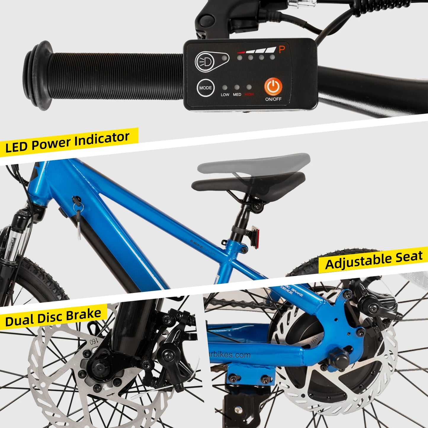 Joystar Electric Bike For Kids 250W Mountain Bicycle