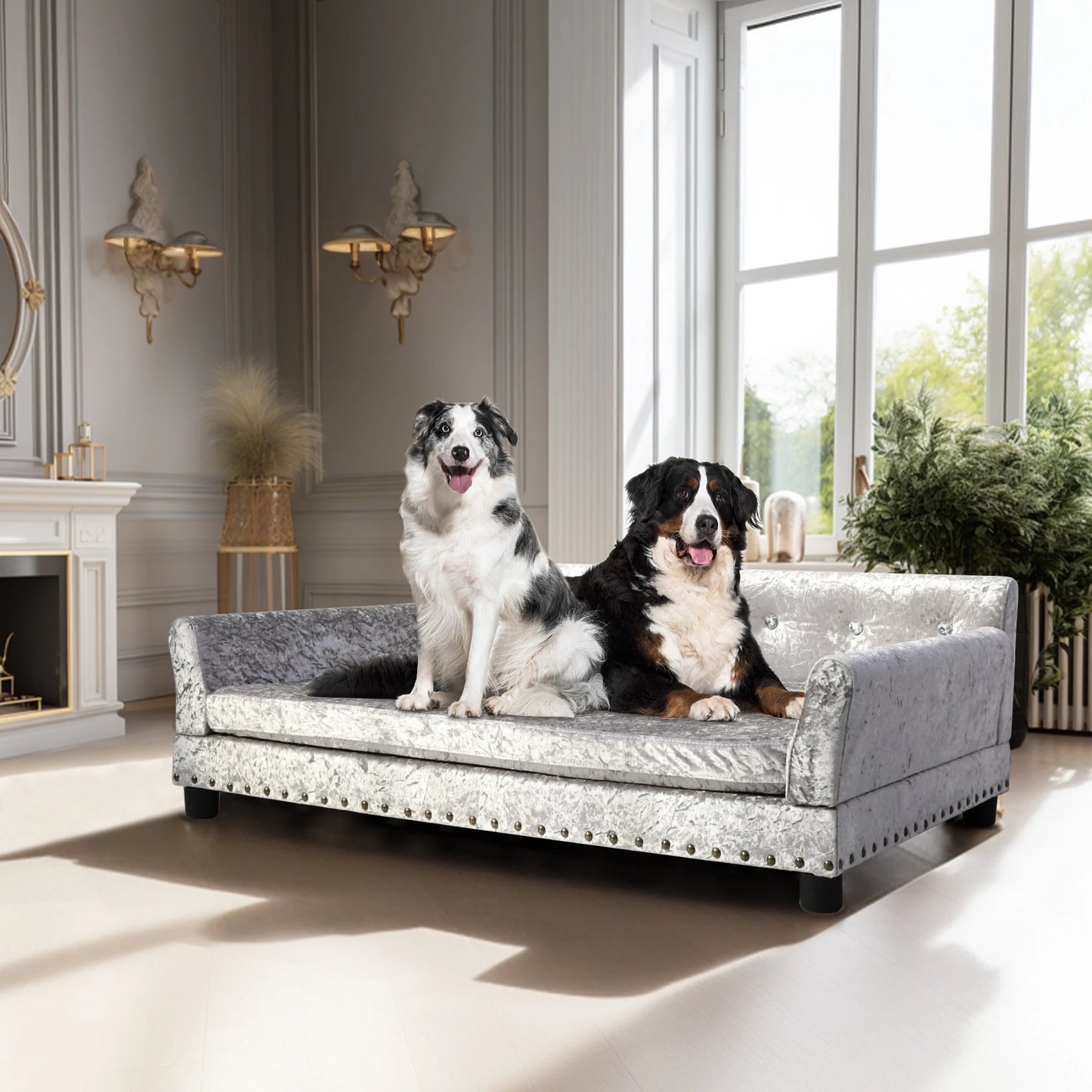 BORWART Premium Heavy-Duty Pet Sofa Bed For Dogs And Cats