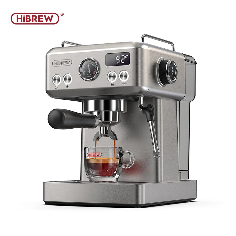 HiBREW 20Bar Semi Automatic Espresso Machine With Portafilter