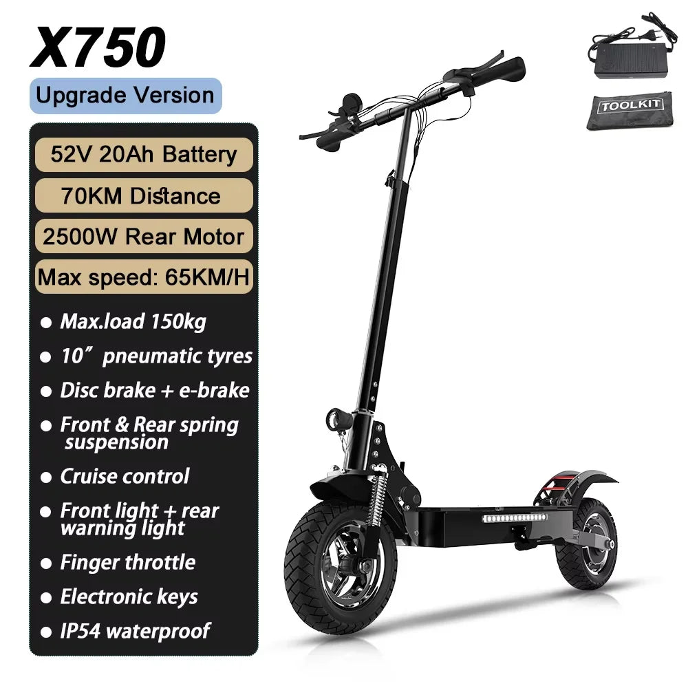 Jueshuai 6000W Dual Motor Electric Scooter For Adults