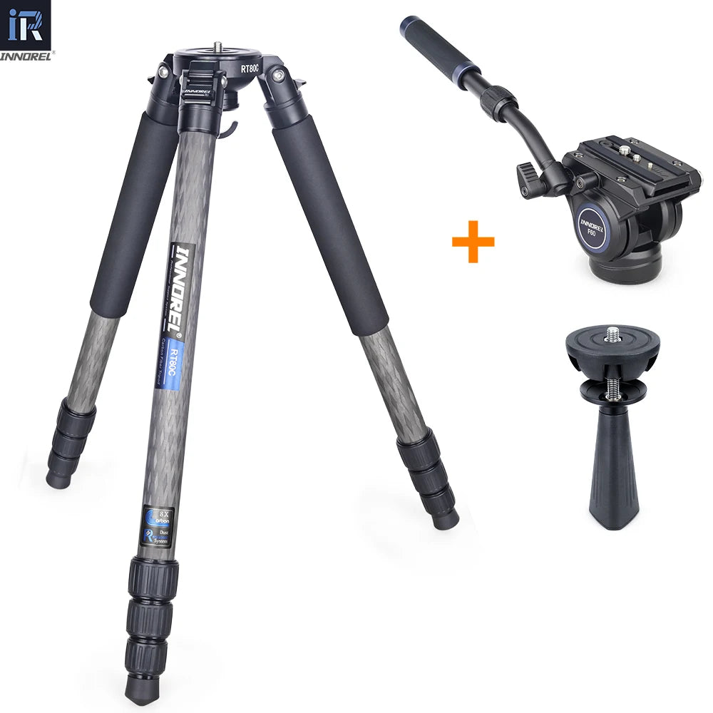 INNOREL RT80C Carbon Fiber Tripod For DSLR Video Camcorder