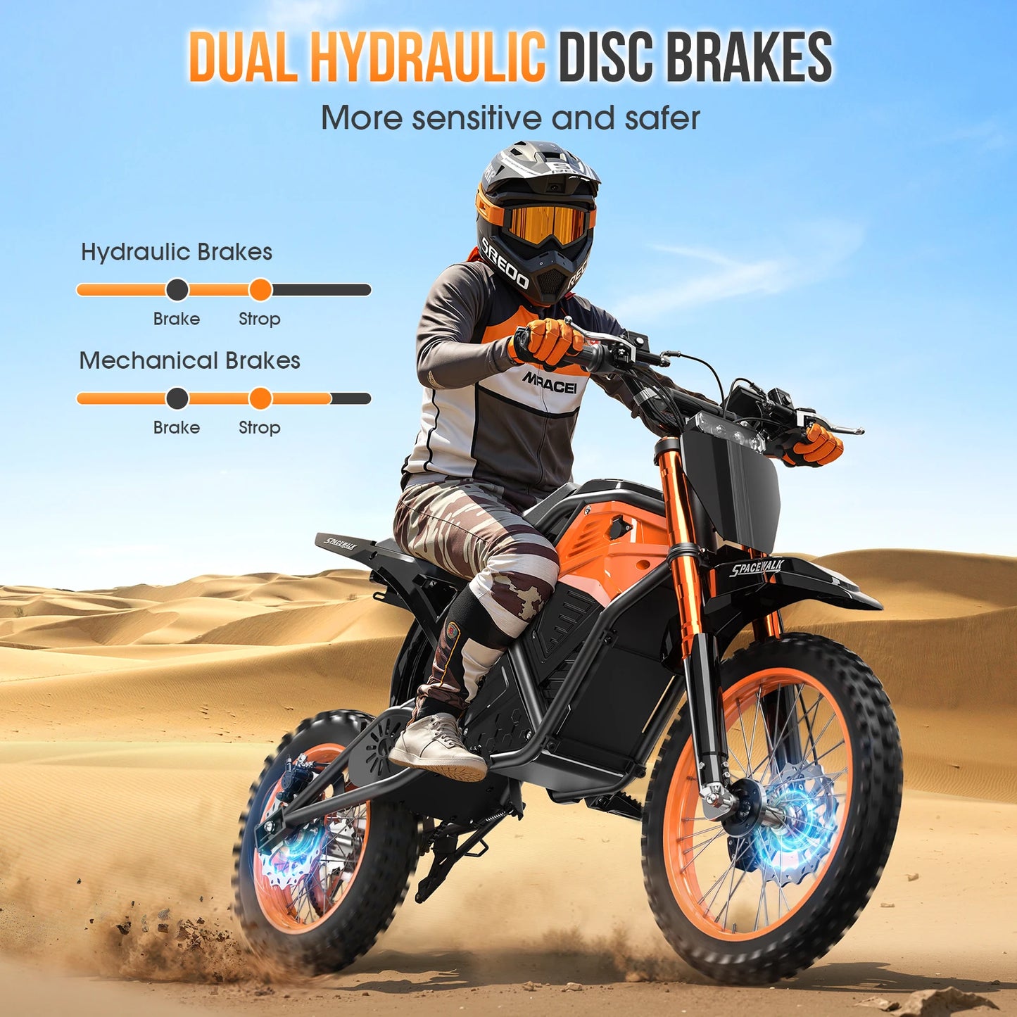 EILLEO SPACEWALK 48V Electric Dirt Bike 3000W Peak Power