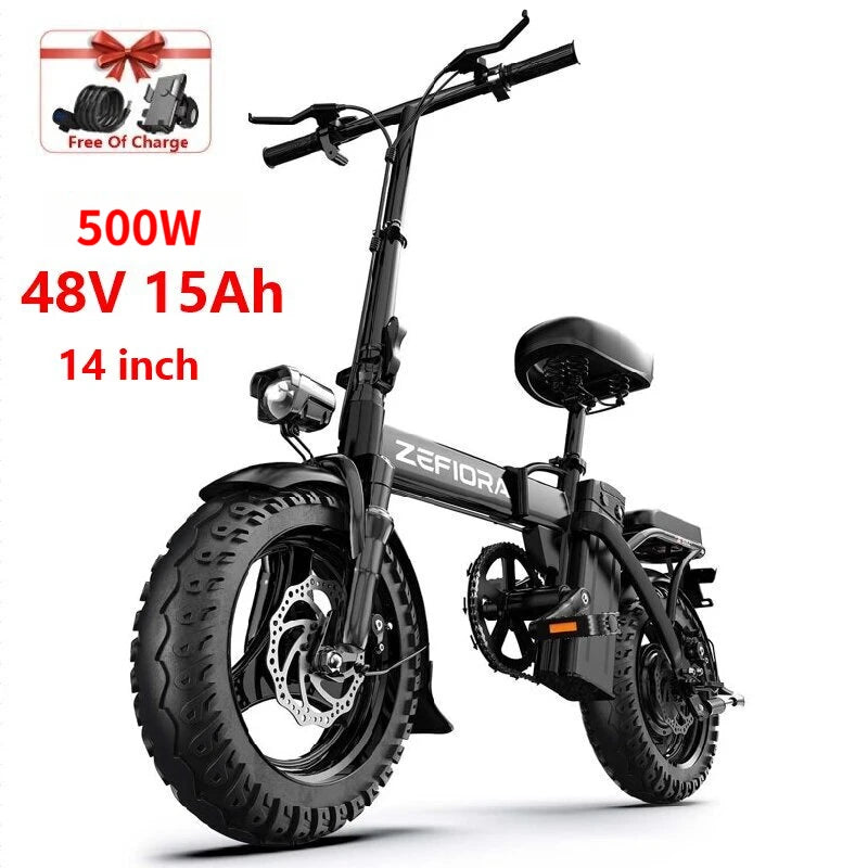 ZEFIORA Premium Electric Bike For Home Leisure Riding