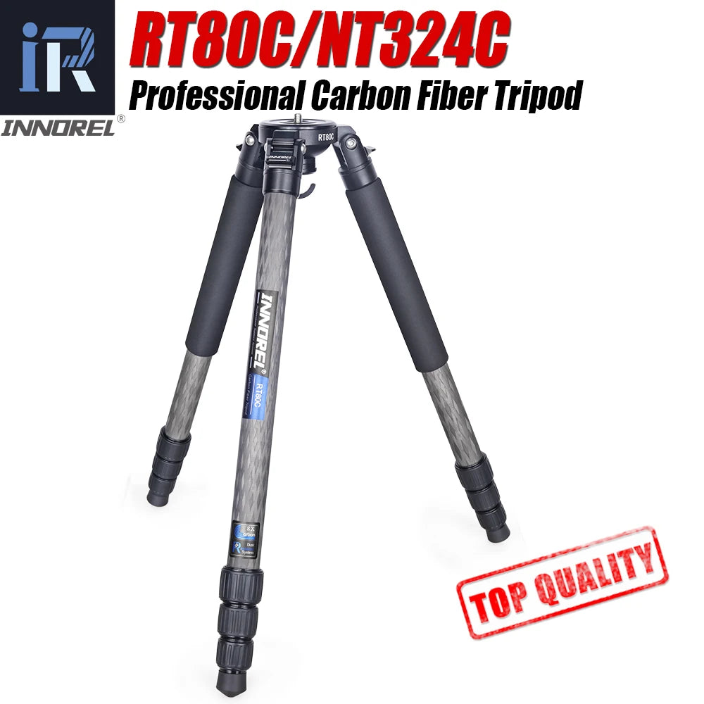 INNOREL RT80C Carbon Fiber Tripod For DSLR Video Camcorder
