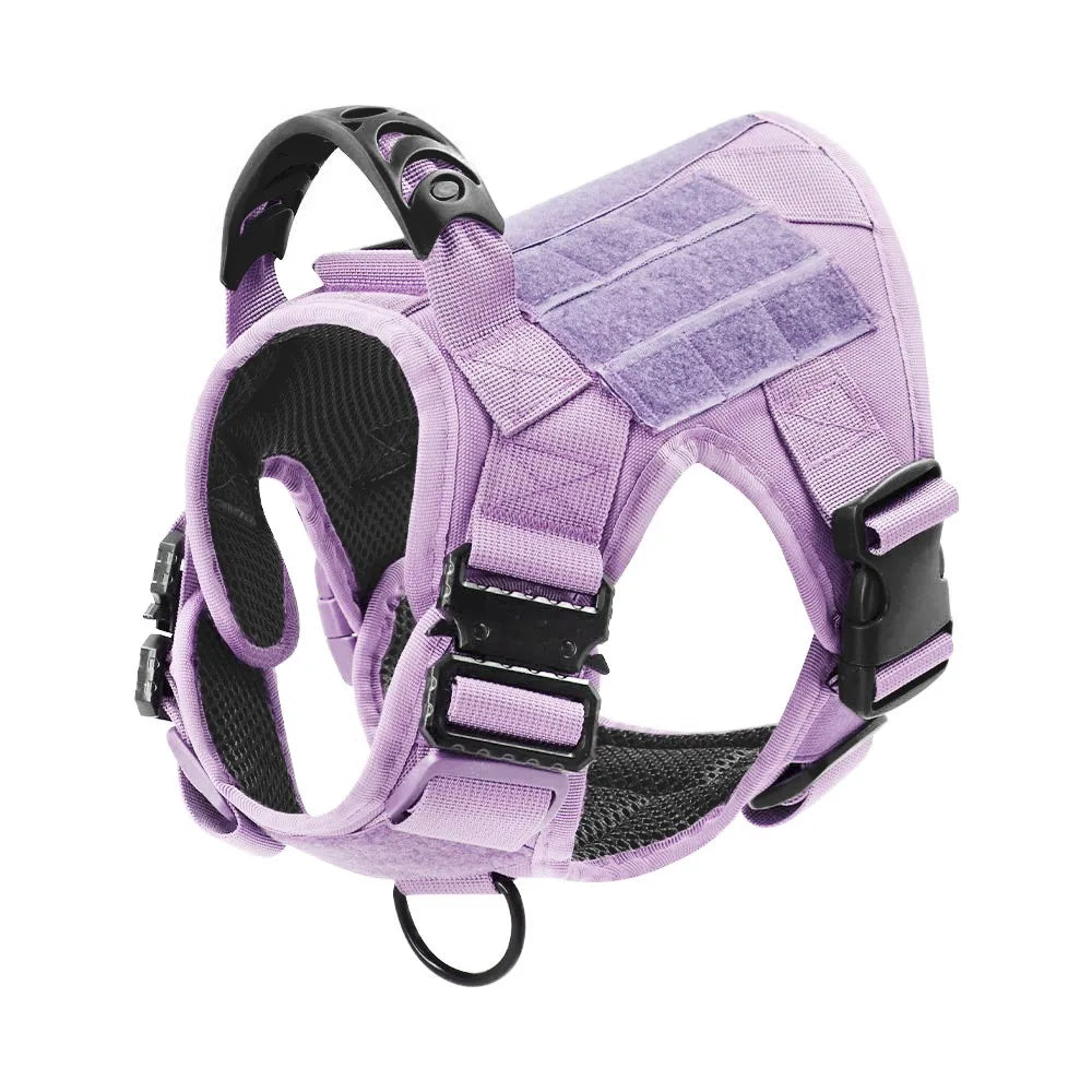 Military Camouflage Dog Harness Adjustable Vest For Large Dogs