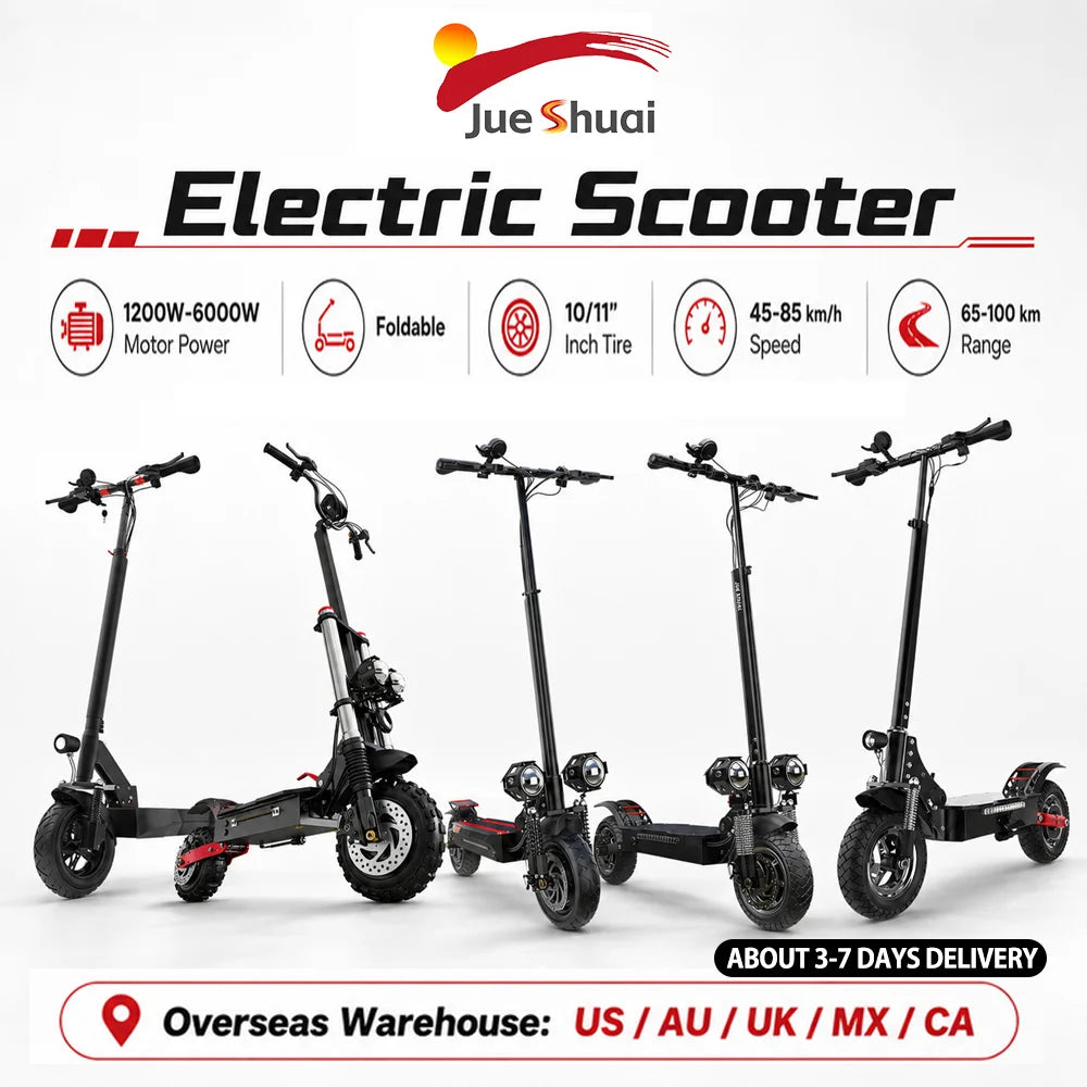 Jueshuai 6000W Dual Motor Electric Scooter For Adults