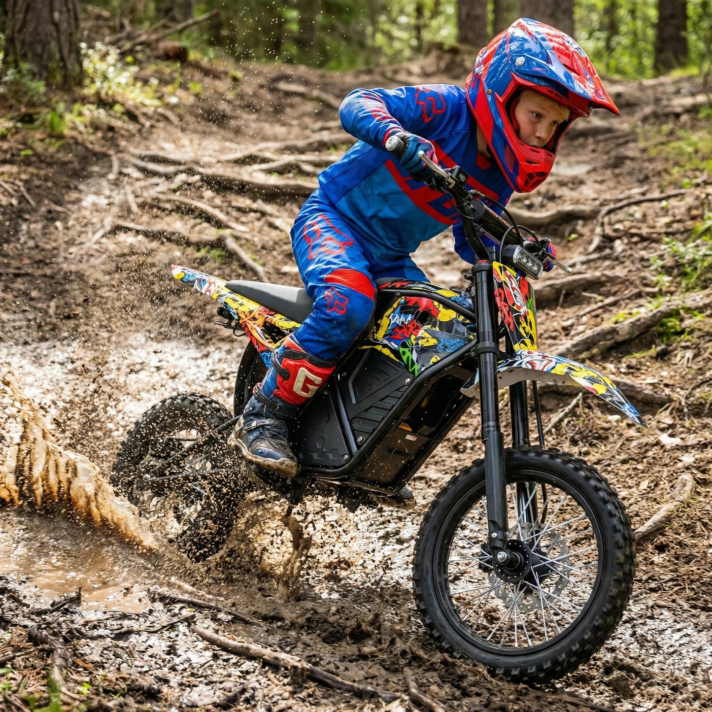 Ijoy 2000W Electric Dirt Bike Off Road Ebike Battery