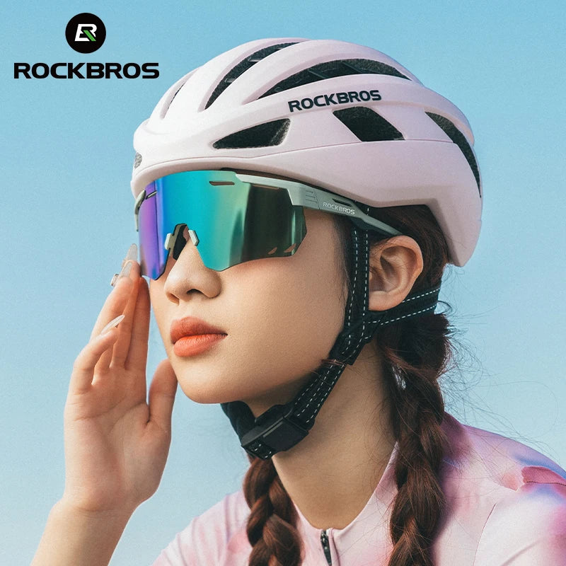 ROCKBROS Photochromic Cycling Glasses UV400 MTB Road