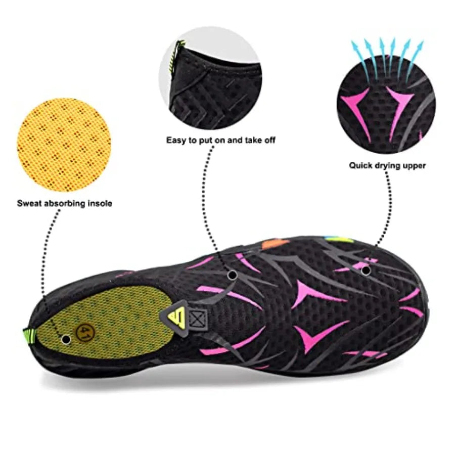 Water Shoes Quick Dry Barefoot Aqua Sock For Outdoor Activities