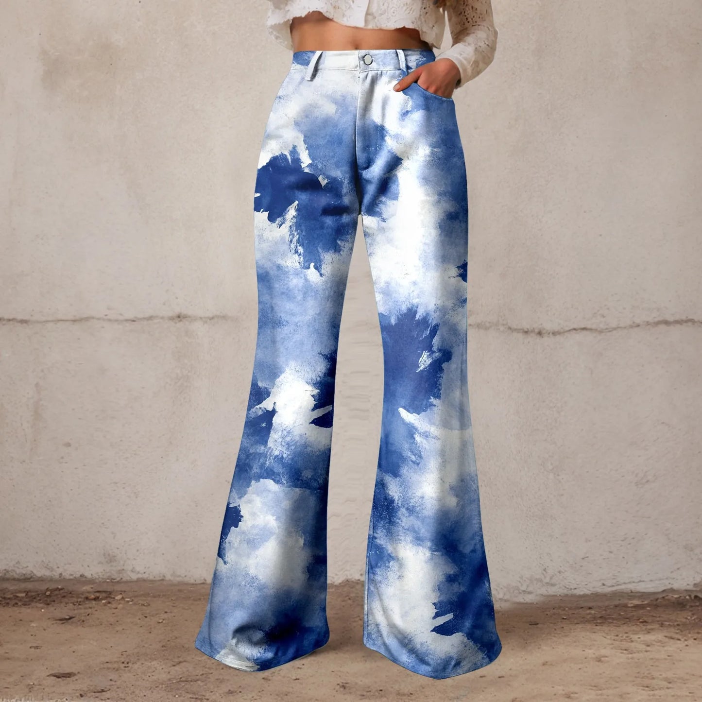 Baggy Jeans For Women High Waist Wide Leg Washed Denim
