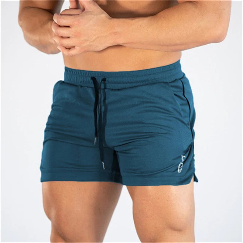 Clifford Lenox Breathable Mesh Workout Shorts Mens Quick Dry