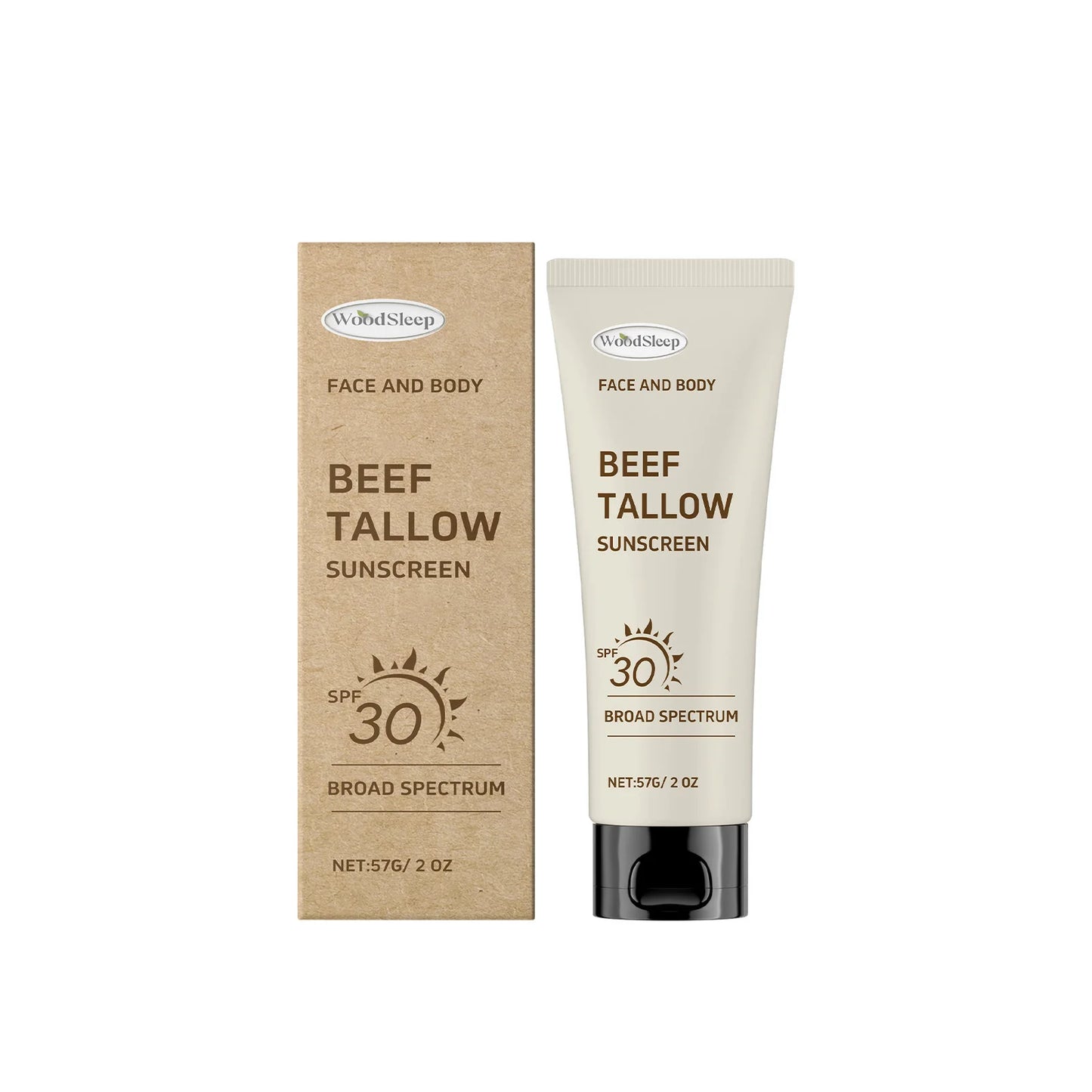 WOODSLEEP Tallow SPF30 Sunscreen Broad Spectrum UV Protection