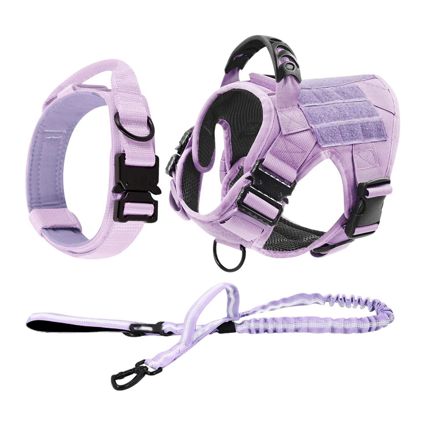 Military Camouflage Dog Harness Adjustable Vest For Large Dogs