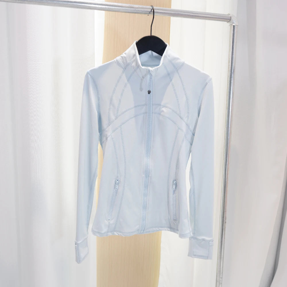 Lulu Flora Stand Collar Jacket Quick Dry Yoga Outerwear