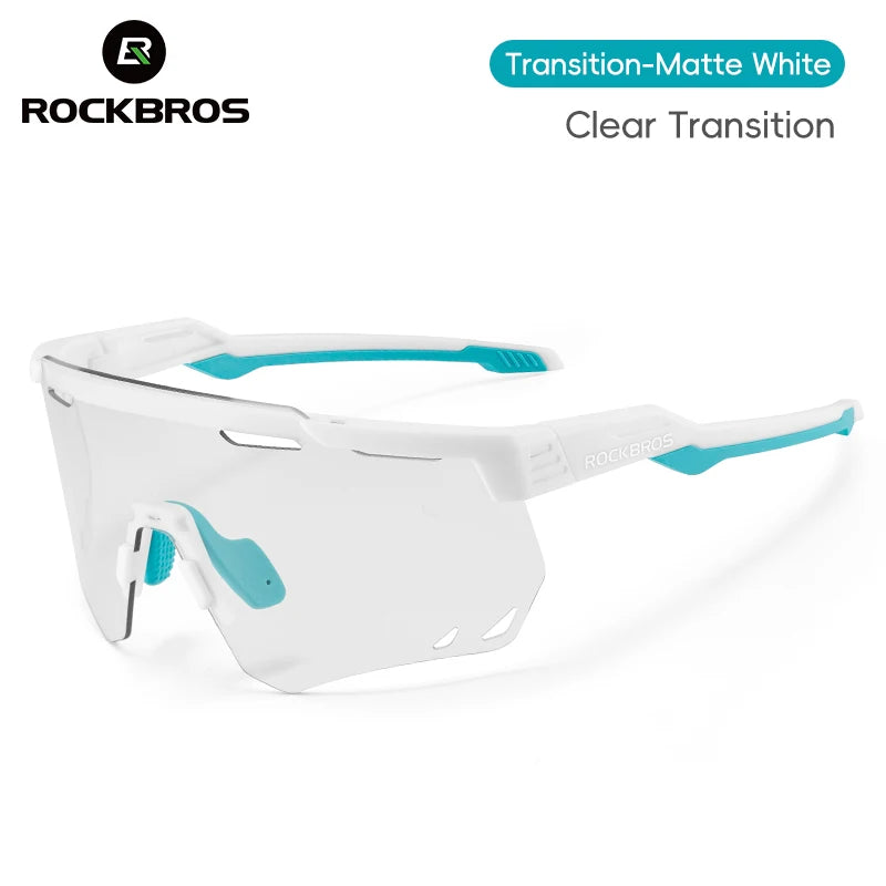 ROCKBROS Photochromic Cycling Glasses UV400 MTB Road