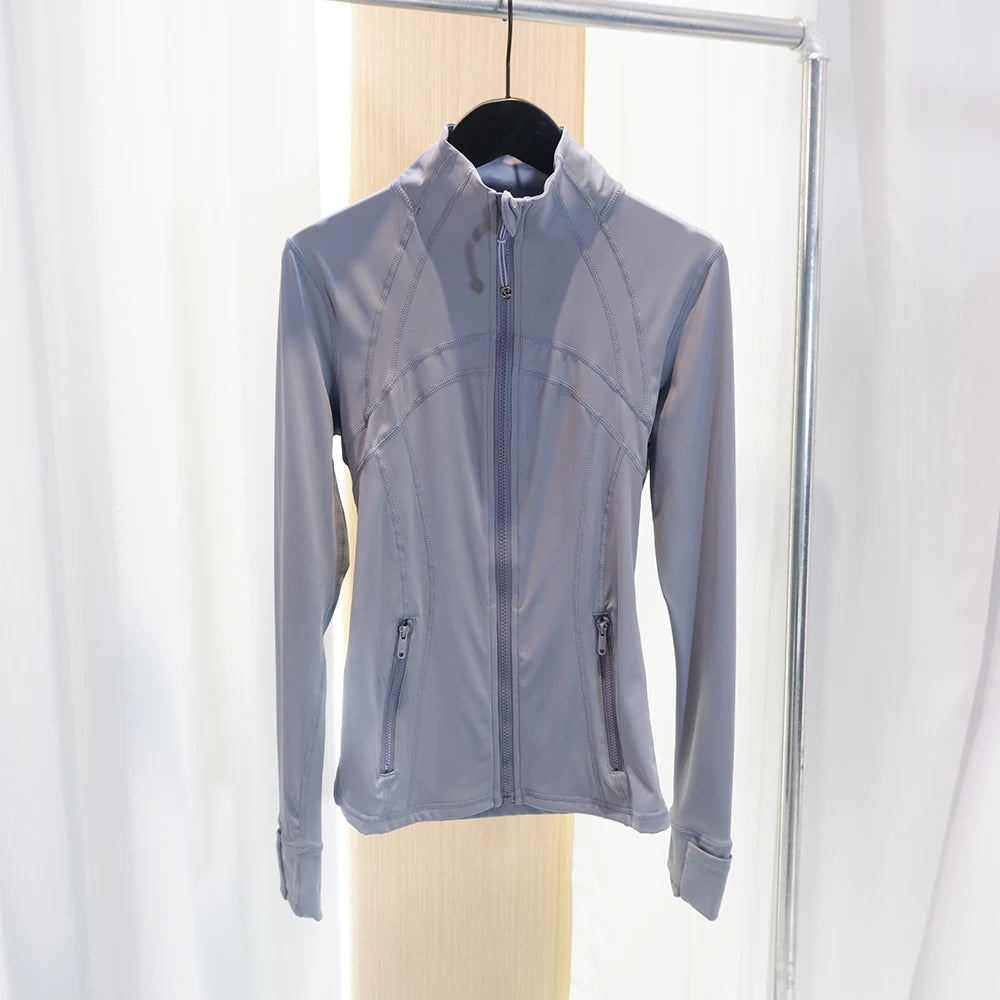 Lulu Flora Stand Collar Jacket Quick Dry Yoga Outerwear