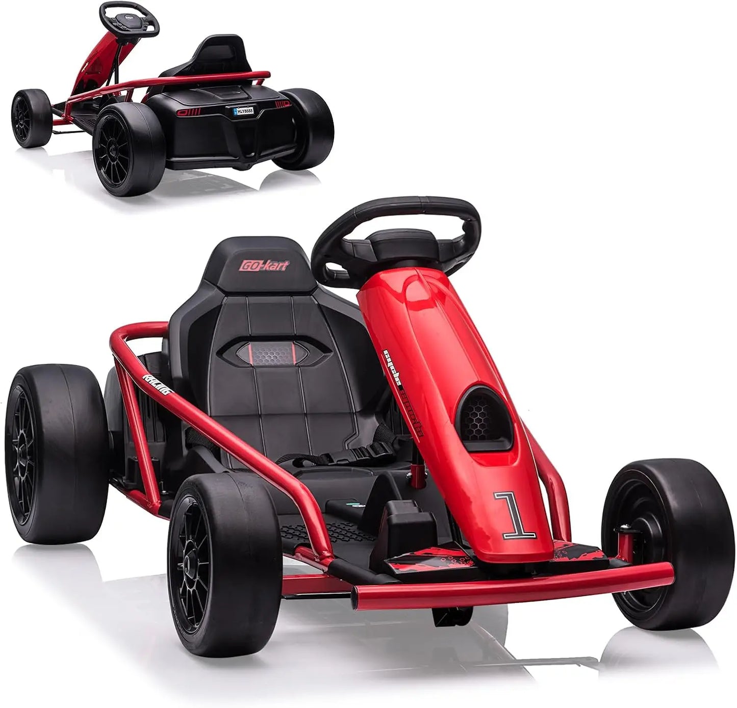 HiMISS Riding On GoKart 24V Dual 300W Motors Teens