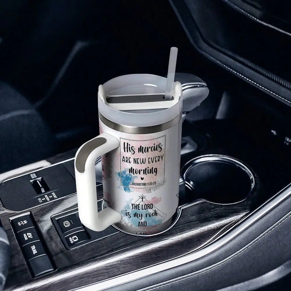 Bible Verse Stainless Steel Insulated Tumbler Bottle With Lid