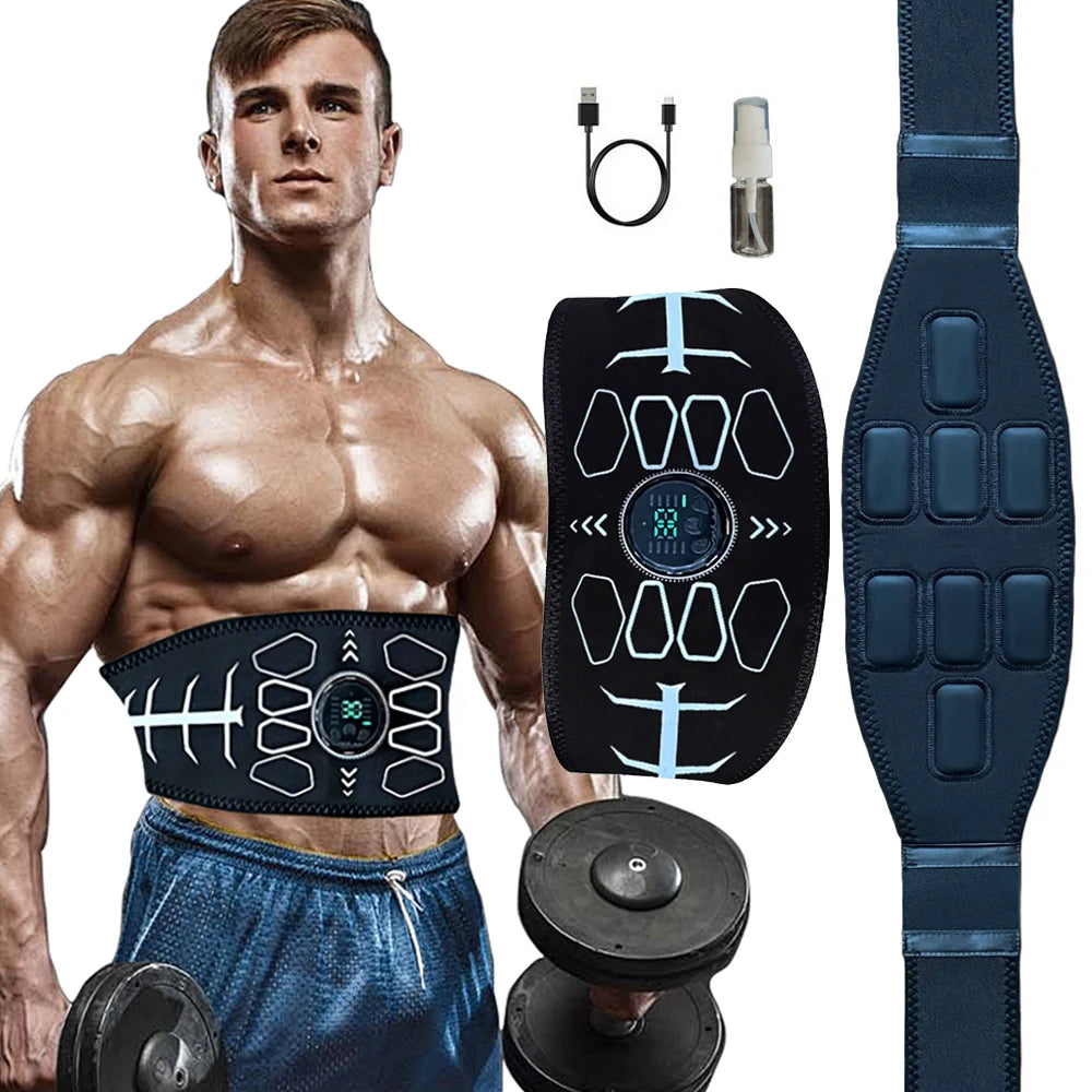 Brangdy Electronic Abdominal Toning Belt EMS Muscle Stimulator