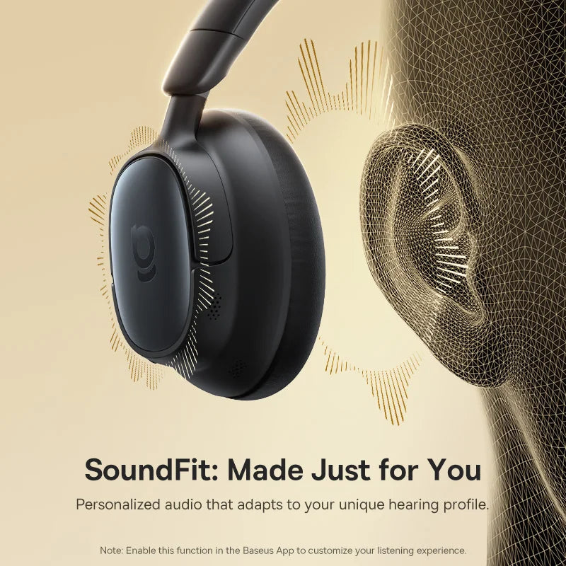 Baseus Bowie MH1 ANC Wireless Headphones With LDAC HiRes Audio