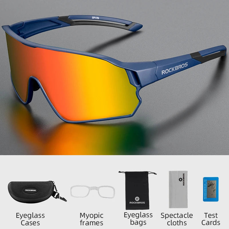 ROCKBROS Cycling Glasses UV400 Polarized Unisex Sports Eyewear SP179