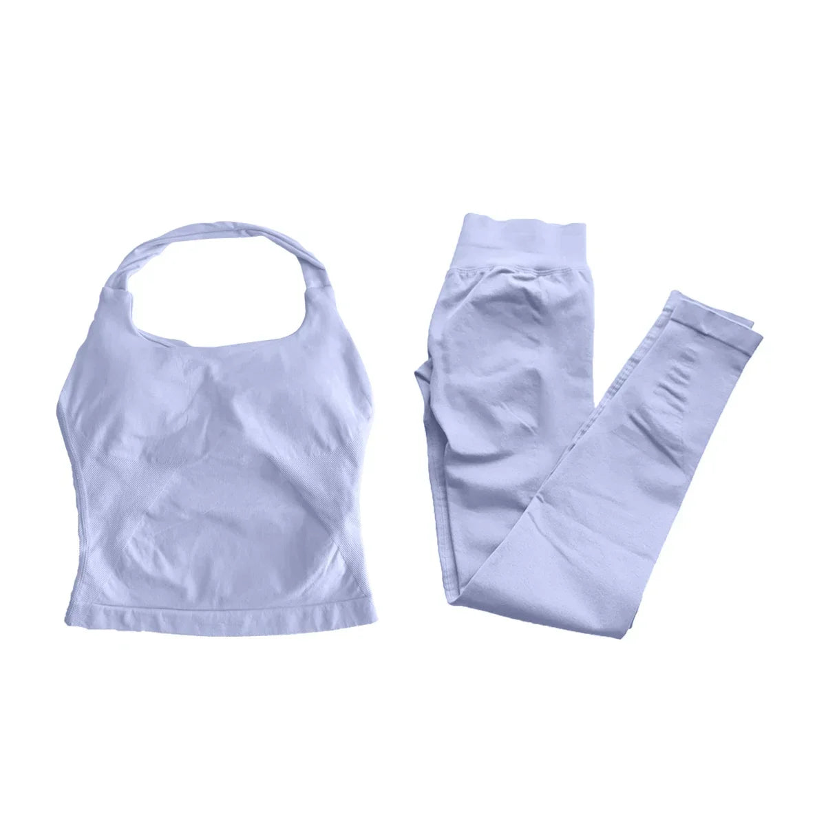 Impact Fitness Halter Top Set With High Waist Leggings