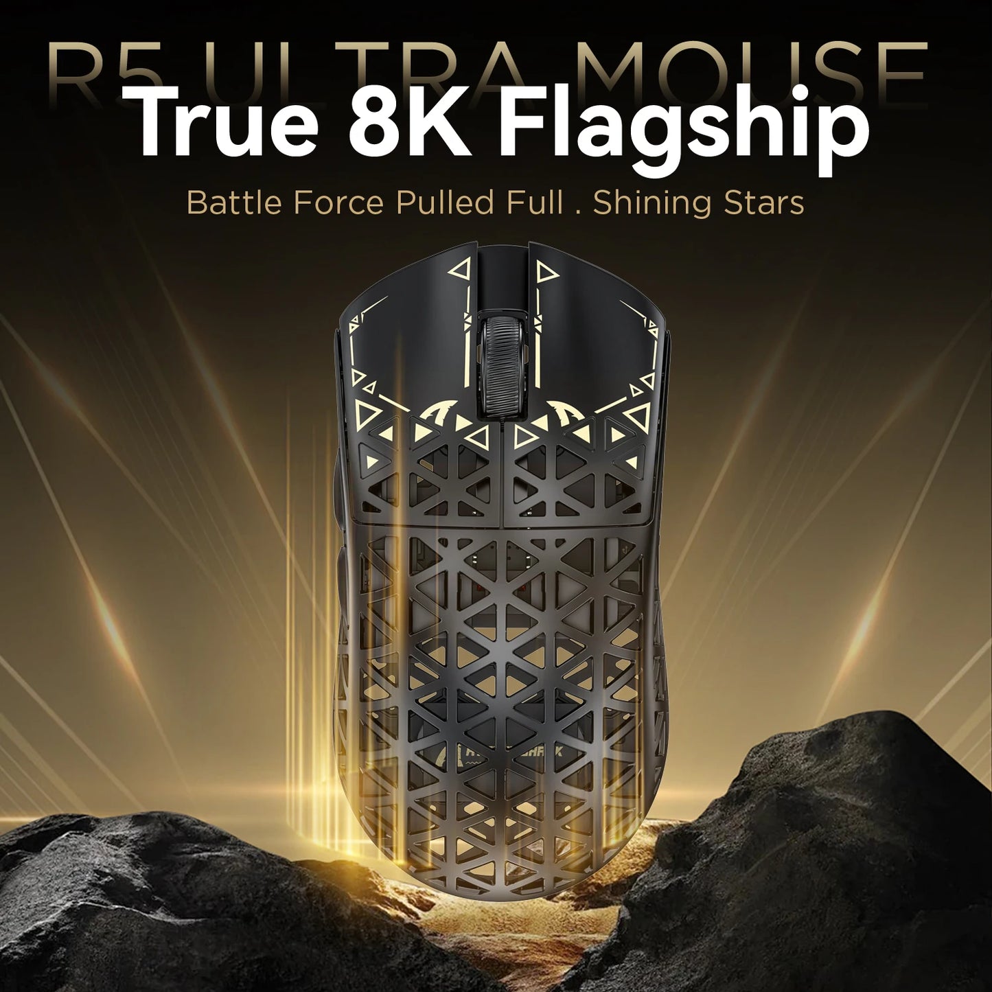 Attack Shark R5 Ultra Wireless 8K Gaming Mouse Superlight