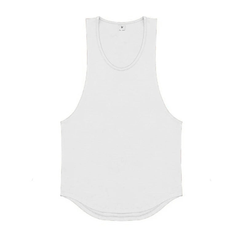 Cotton Breathable Sleeveless Tank Tops For Gym And Running
