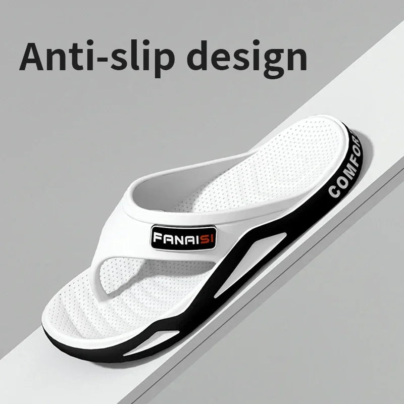 Men's Flip Flops Sandals Sports Beach Casual Slip-On Shoes Outdoor