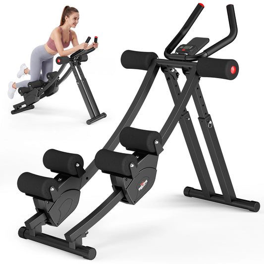 Relife Sports Dual Split Track Ab Machine Foldable Core Trainer