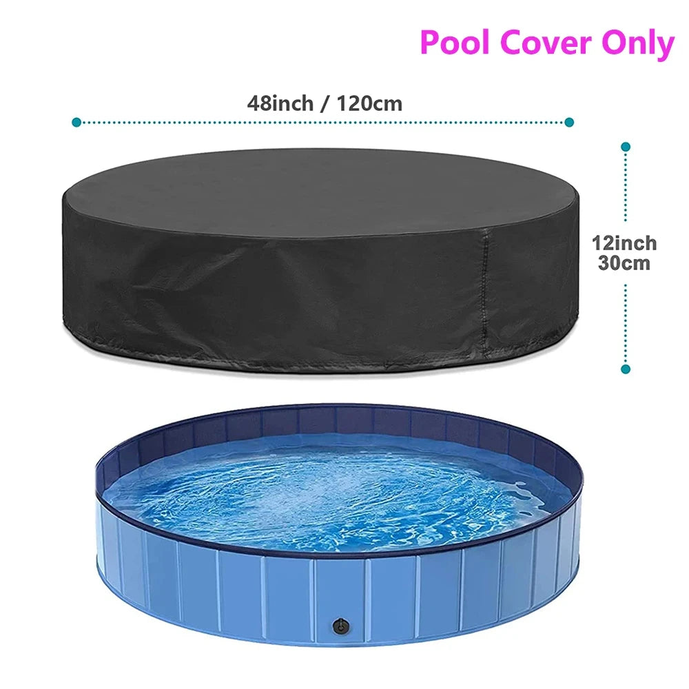 Foldable Dog Swimming Pool Portable Bath Tub For Large Dogs