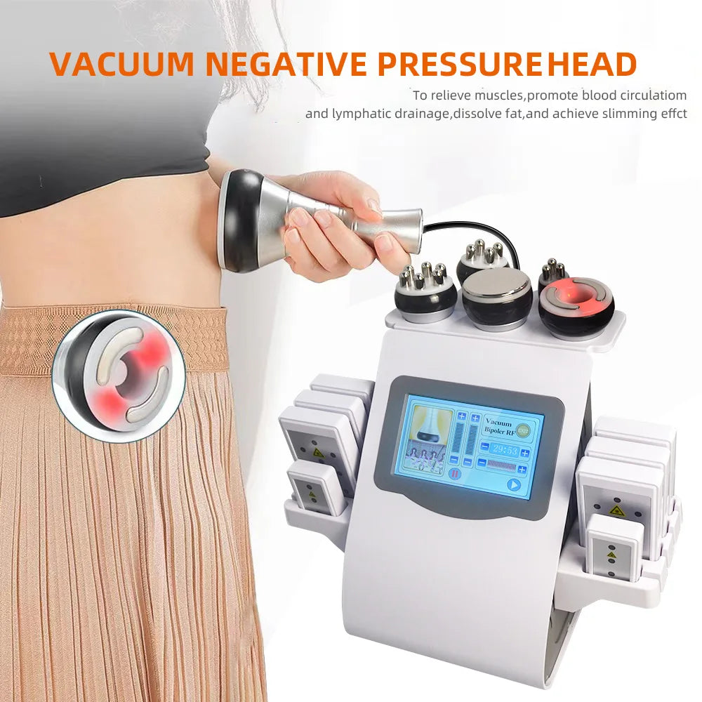 MISSHEART 6in1 40K Ultrasonic Cavitation Machine for Body Shaping