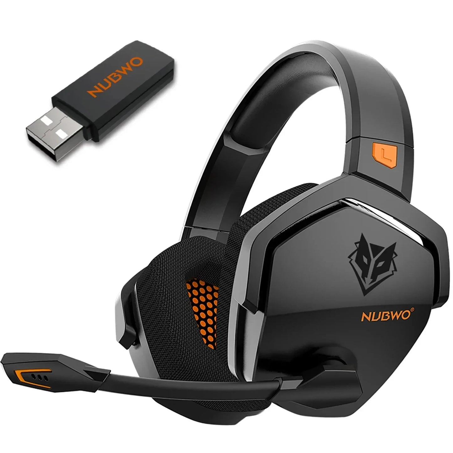 NUBWO G06 Wireless Gaming Headset 2.4G Dual, 5ms Latency