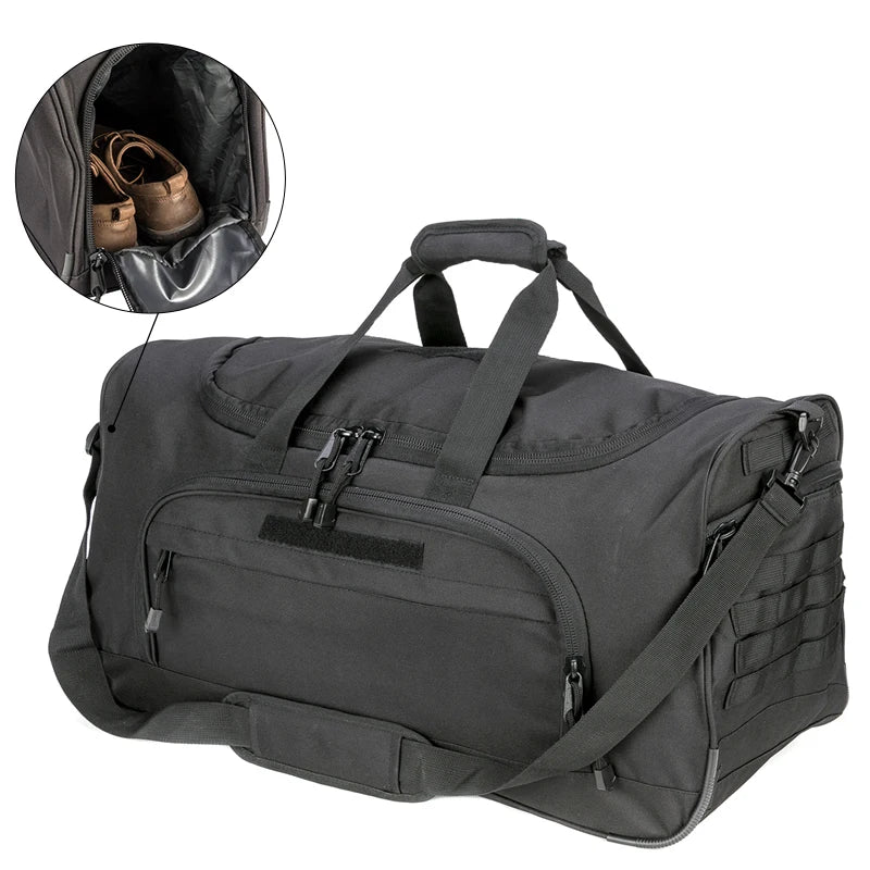 LQARMY Waterproof Gym Bag For Fitness And Travel Duffle