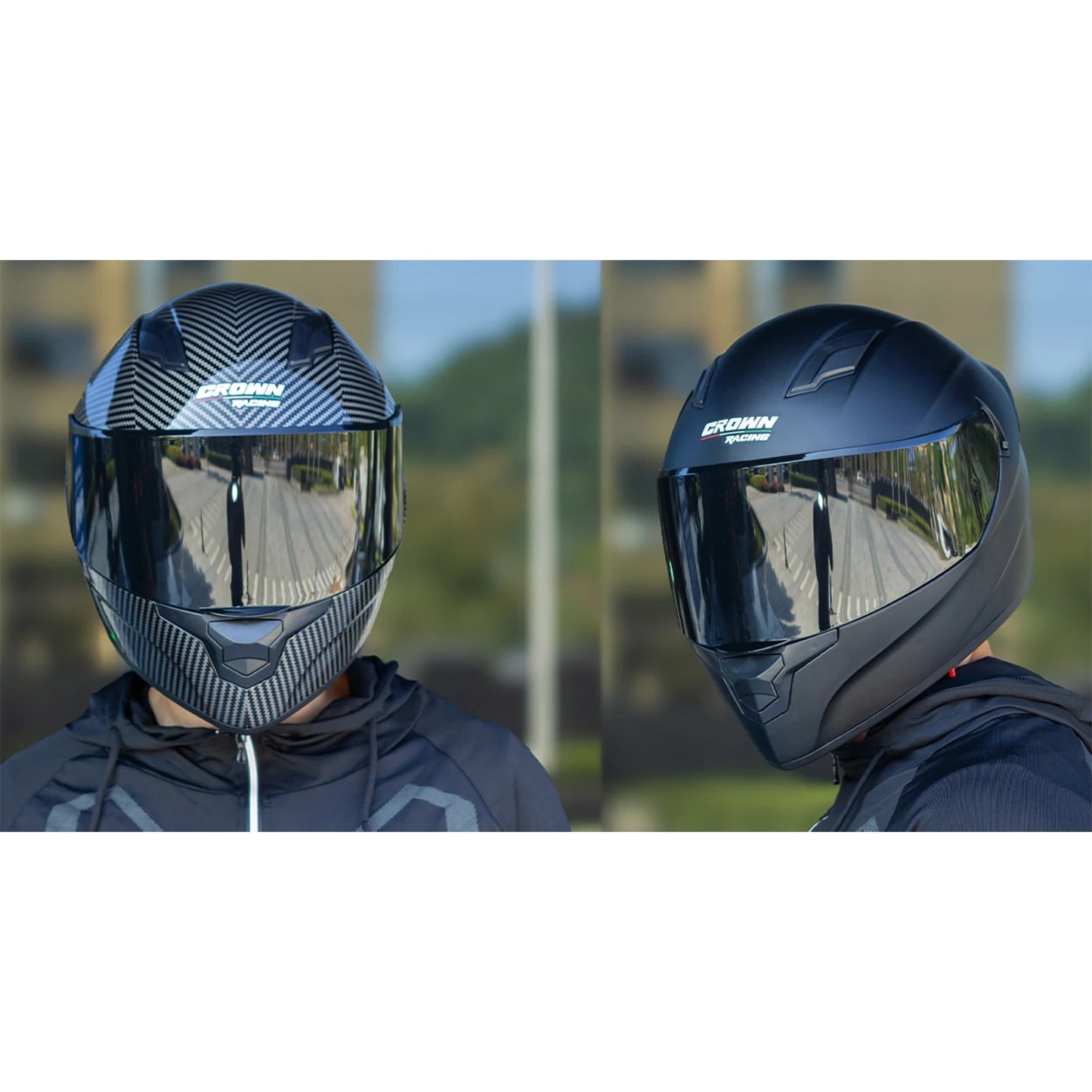 Crown Racing F700 Full Face Helmet DOT FMVSS 218 Certified