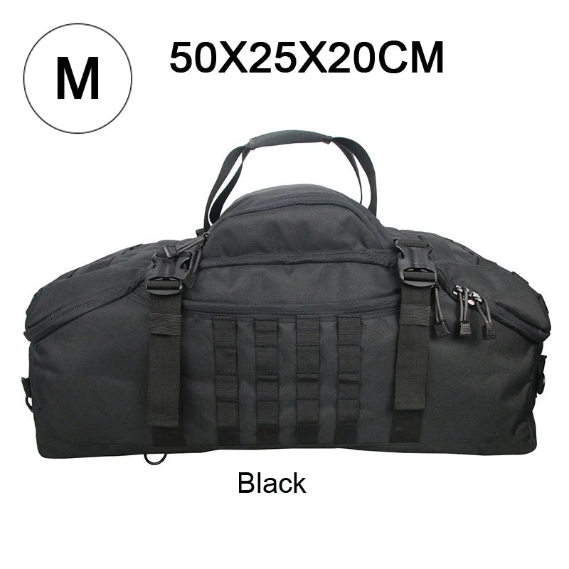 LQARMY 3 Way Duffle Bag Travel Backpack Crossbody Handbag