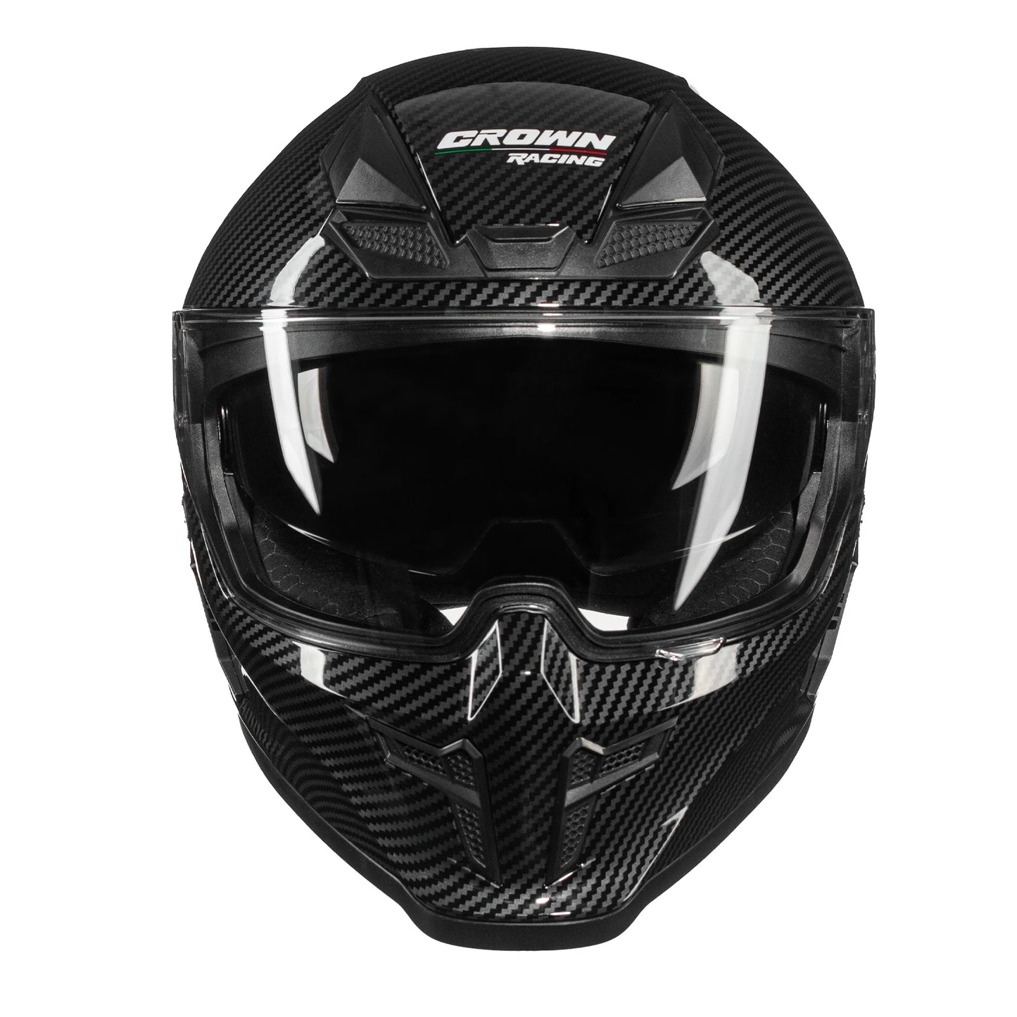 Crown Racing Model 601 Full Face DOT Helmet With Visors
