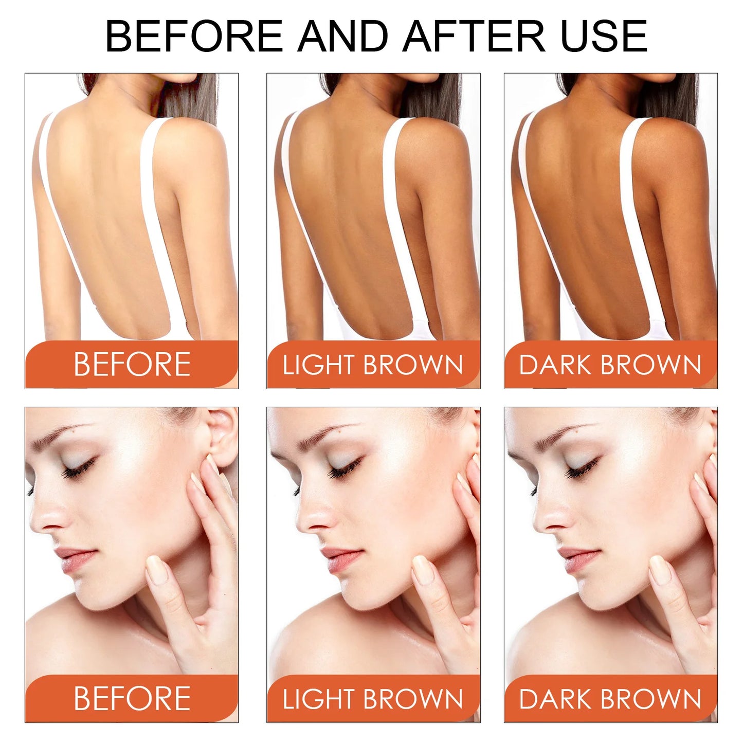 EELHOE Aloe Vera Tanning Cream Self Tanner Bronzer Kit