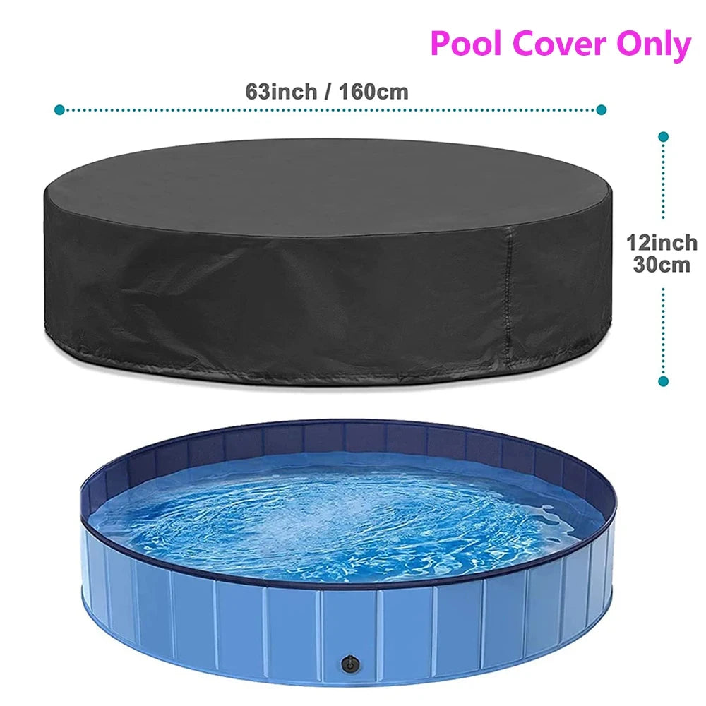 Foldable Dog Swimming Pool Portable Bath Tub For Large Dogs