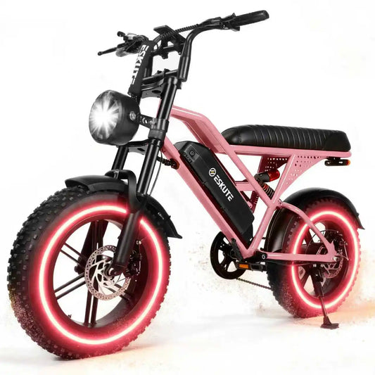 Eskute V100 Electric Bike 1500W Peak 28 MPH Dual Suspension