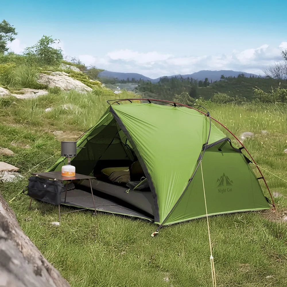 Night Cat Ultralight Backpacking Tent For Two Persons Waterproof Outdoor
