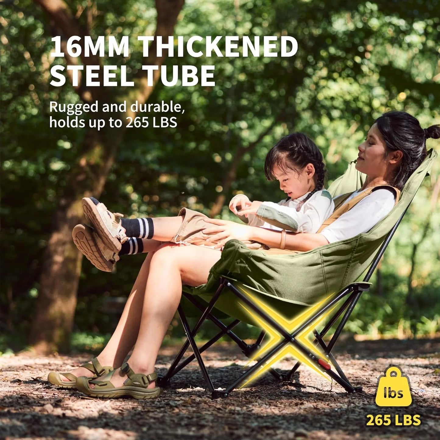 Naturehike High Back Moon Chair Folding Camping Lounger