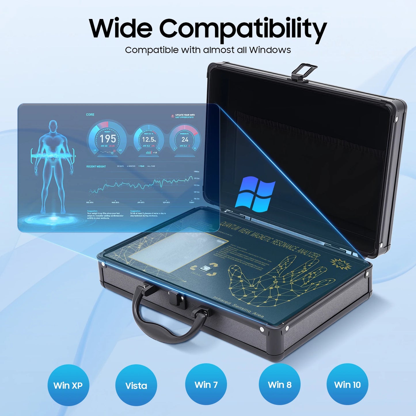 Bymaocar Quantum Analyzer Resonance Magnetic Scanner For Health Analysis