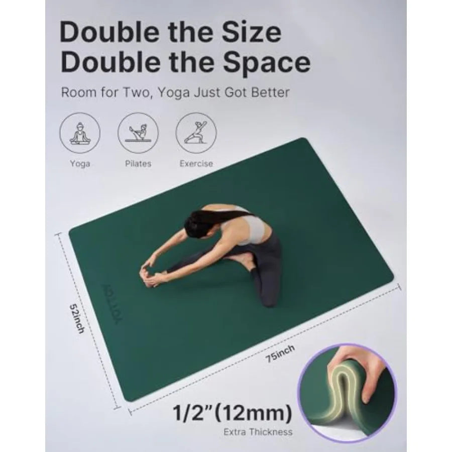 Non Slip TPE Yoga Mat For Pilates And Home Workouts
