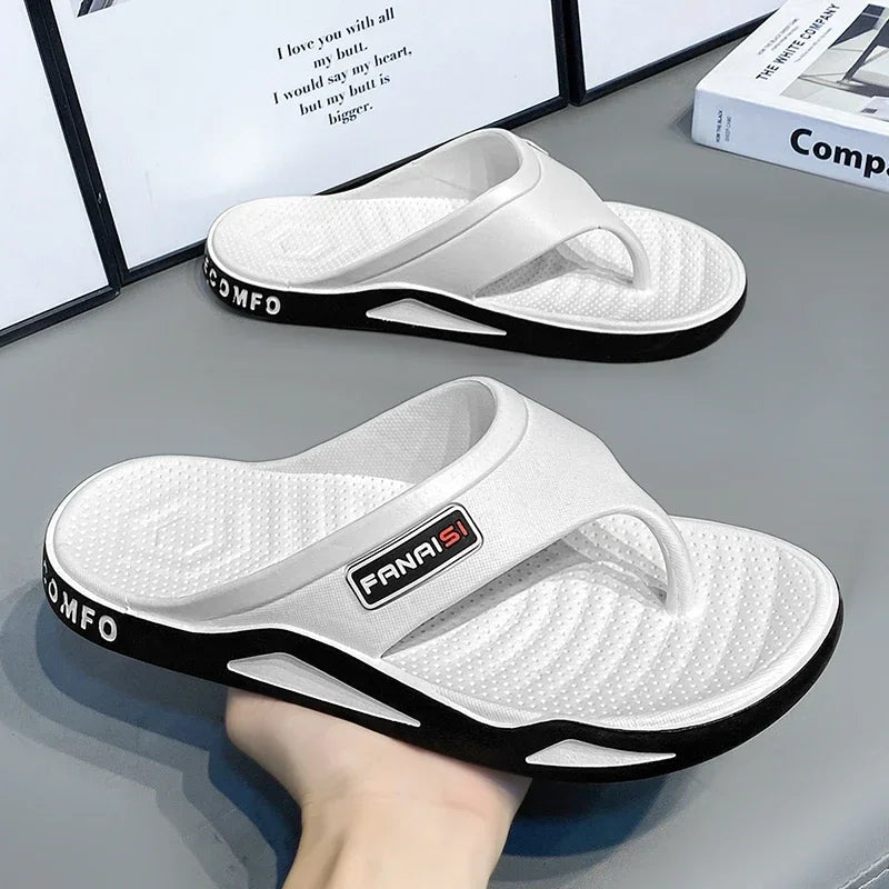 Men's Flip Flops Sandals Sports Beach Casual Slip-On Shoes Outdoor