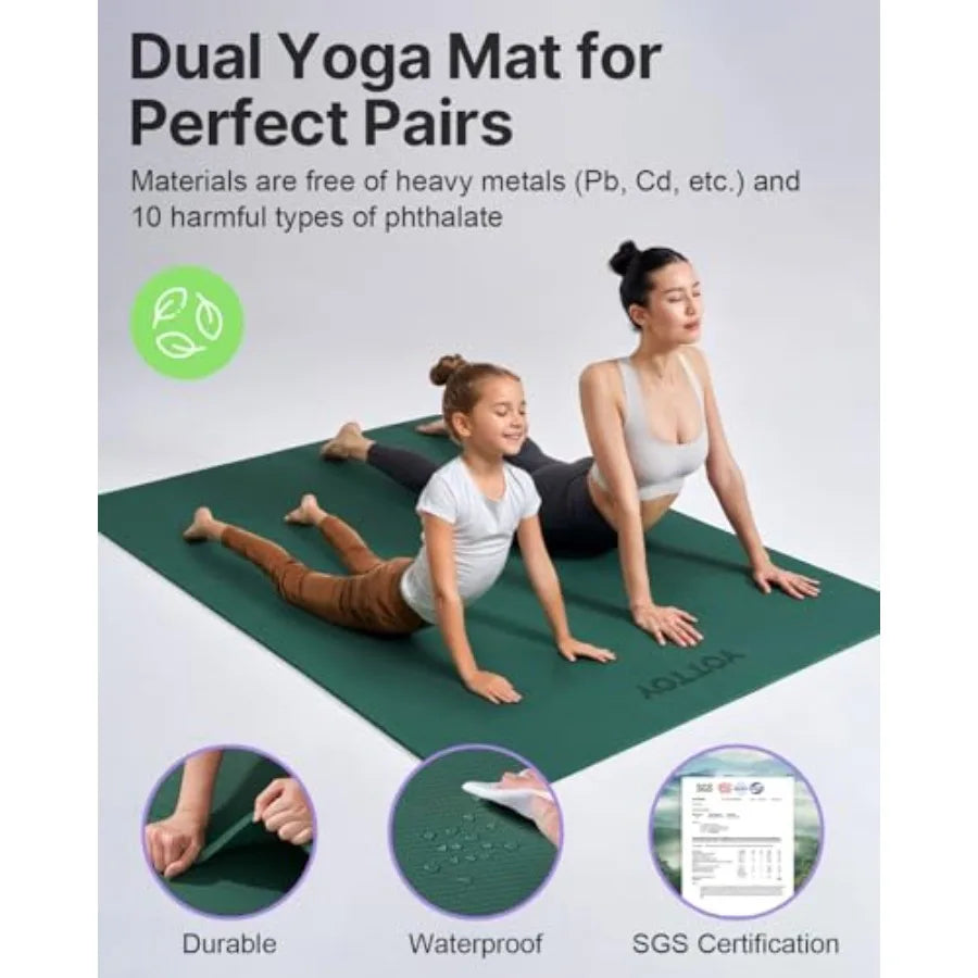 Non Slip TPE Yoga Mat For Pilates And Home Workouts